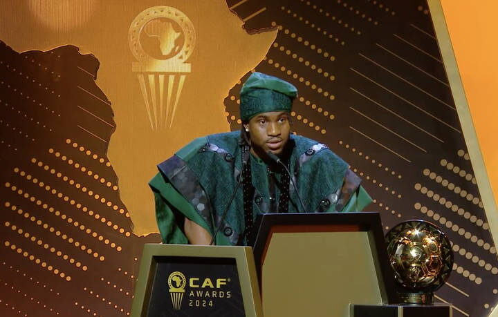 Ademola Lookman Crowned African Footballer of the Year at Prestigious CAF Awards