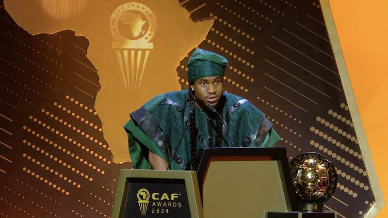 Ademola Lookman Crowned African Footballer of the Year at Prestigious CAF Awards