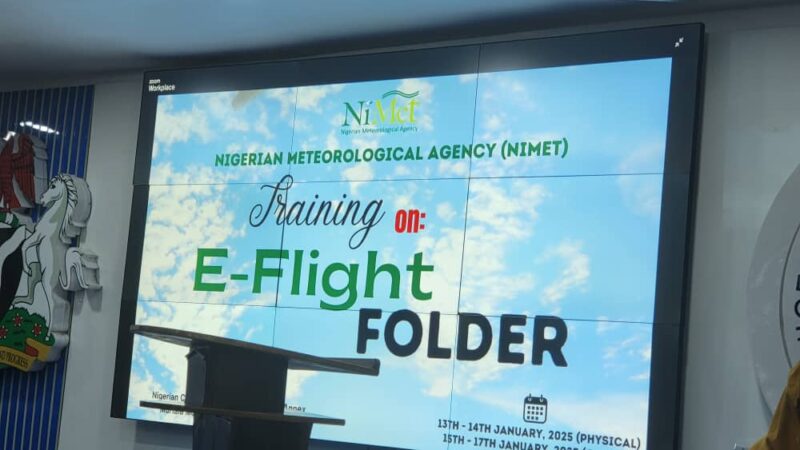 NiMet Enhances Aviation Operations with E-Flight Folder Training for Airlines