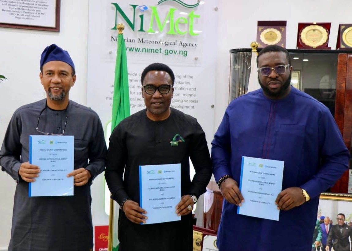 NiMet, MTN, Tomorrow.io Join Forces to Develop Digital Climate Advisory Services System