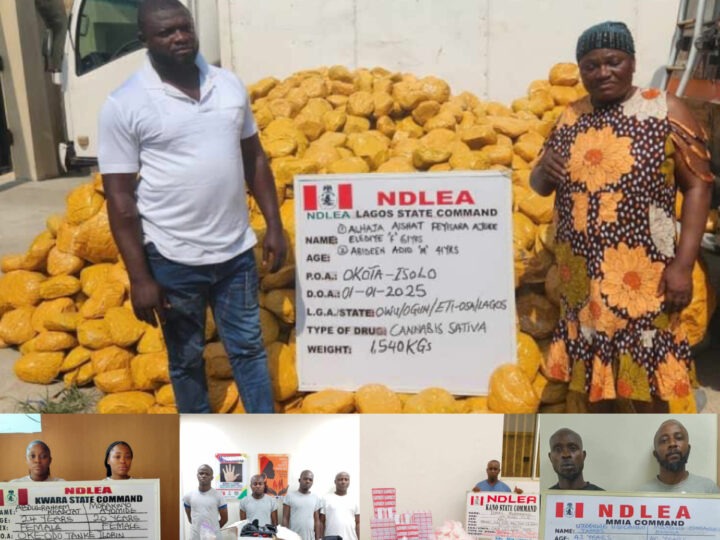 NDLEA Arrests Drug Kingpin, Others in Nationwide Crackdown