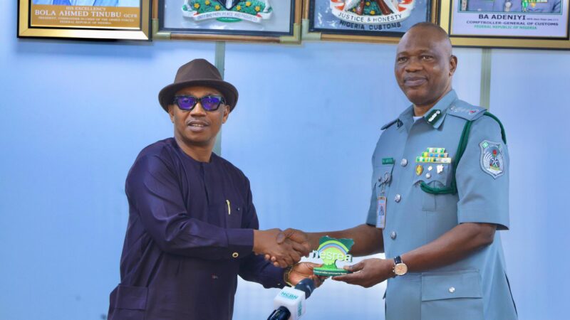 Customs, NESREA Strengthen Synergy for Environmental Protection and Trade Efficiency