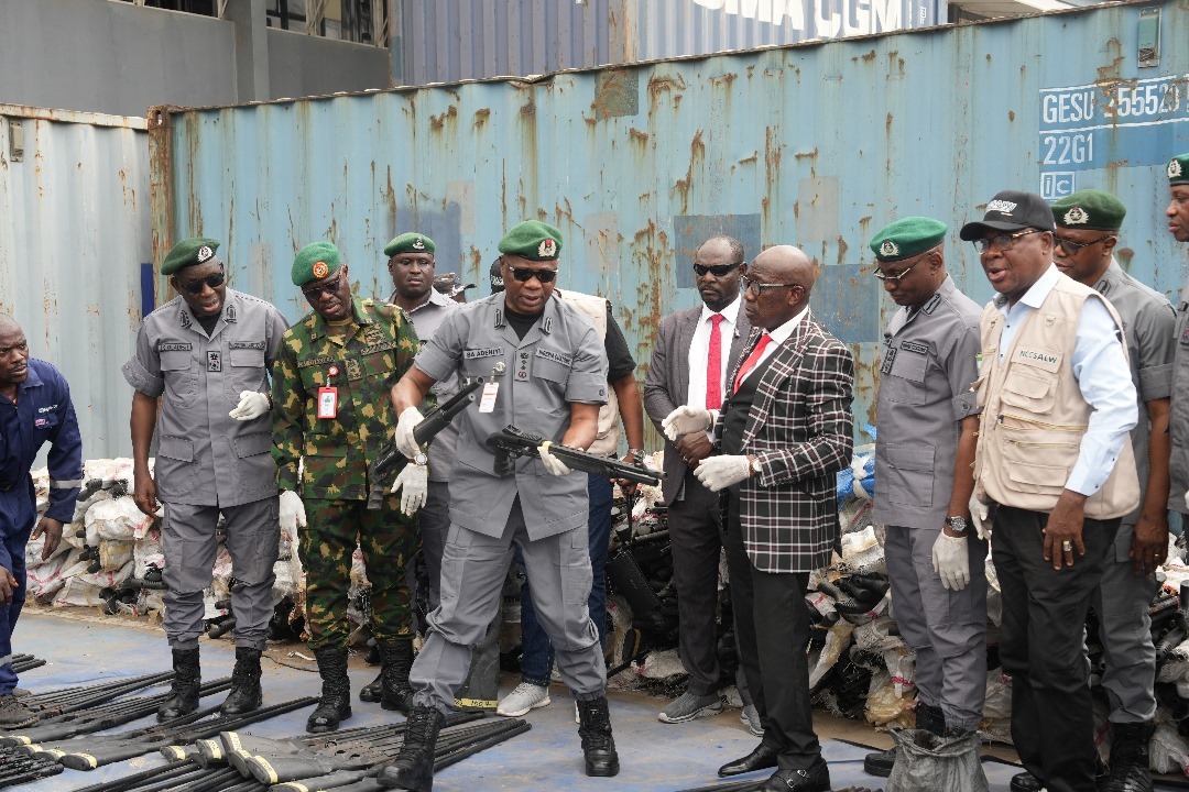 Nigeria Customs Transfers Seized Arms to NCCSALW, Reaffirms Commitment to National Security