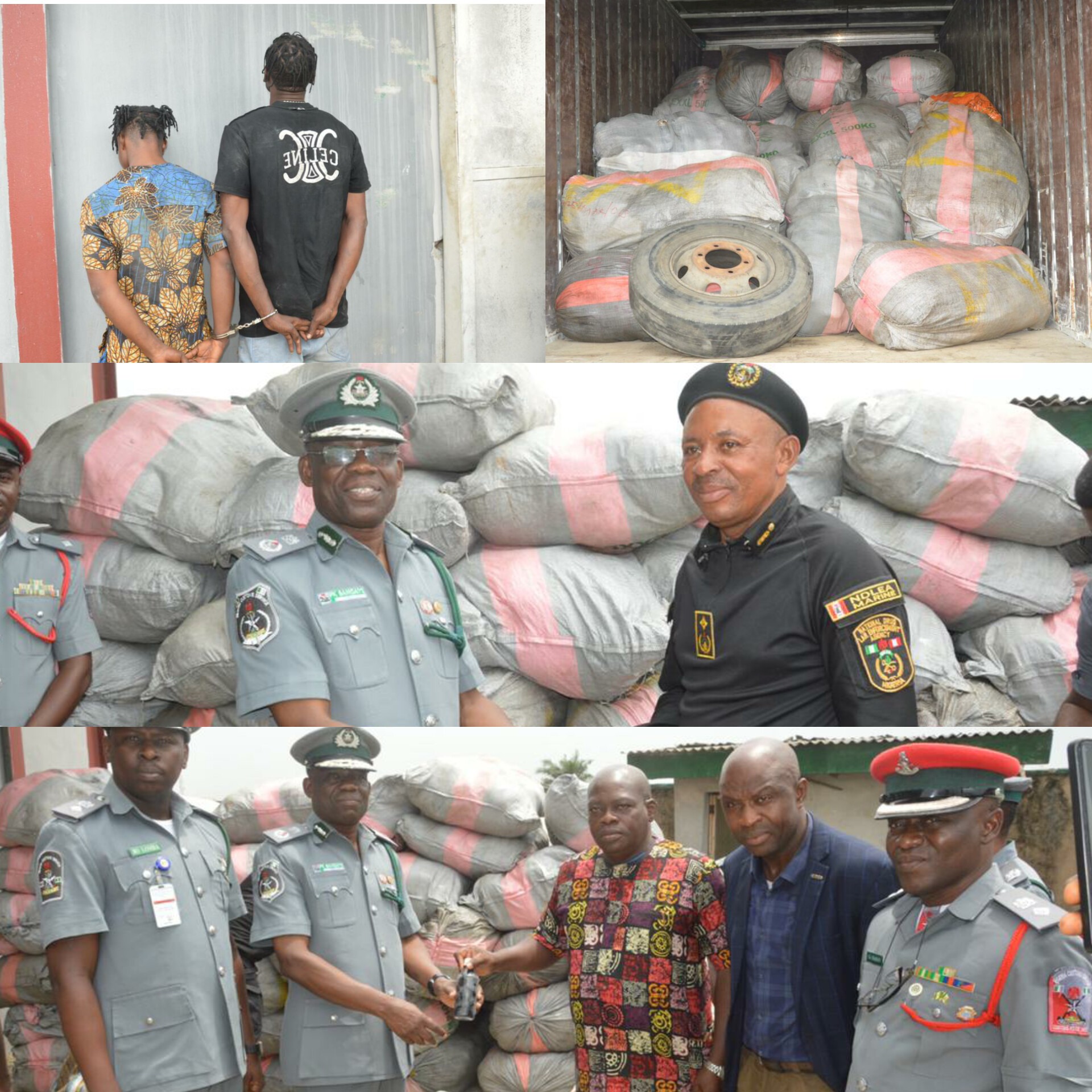 Customs Hands Over Nearly 5,000 Loaves of Cannabis Sativa, Codeine Bottles to NDLEA, NAFDAC