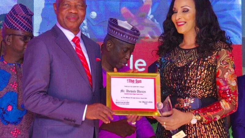 CGC Adeniyi Honoured with Sun Newspaper Public Service Award, Unveils Community Development Initiatives