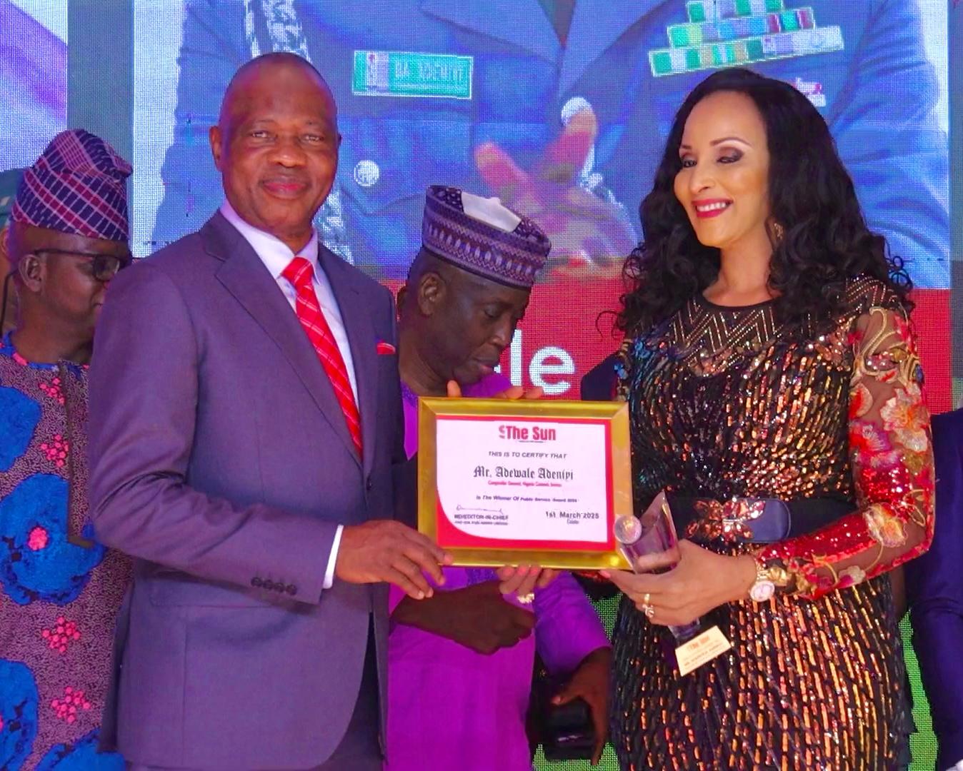 CGC Adeniyi Honoured with Sun Newspaper Public Service Award, Unveils Community Development Initiatives