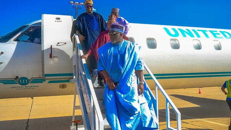 United Nigeria Airlines’ Inaugural Flight Lands in Katsina to Warm Reception by Governor Radda, other Dignitaries