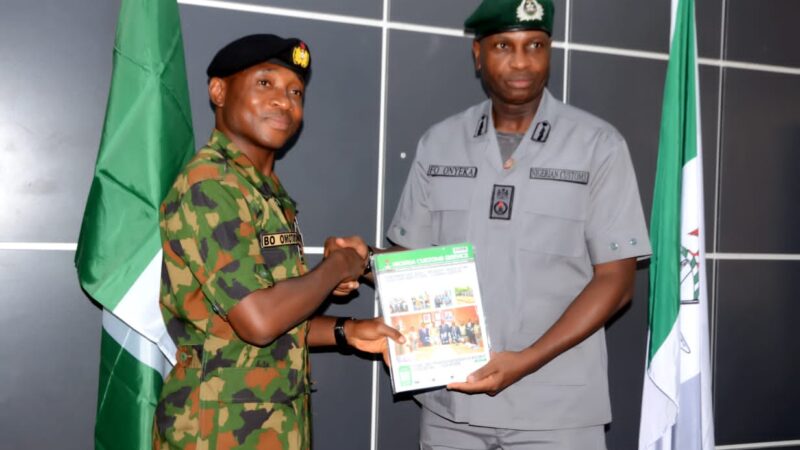 Comptroller Frank Onyeka, Prioritises National Security, Strengthens Ties with Sister Agencies