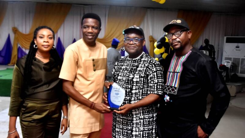 UNA Rewards Four Winners with Return Tickets, Receives Excellence Award at Rotary Sports Festival