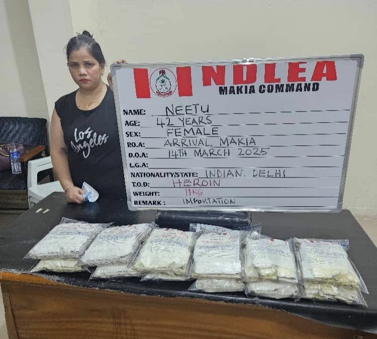 NDLEA Intercepts Indian Lady with 72 Parcels of Heroin in Chocolate Wrappers at Kano Airport