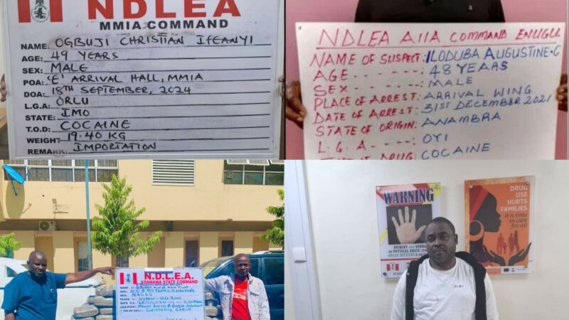 Four Drug Kingpins Sentenced to 95 Years in Jail, Forfeit Luxury Vehicles, Cash in Landmark NDLEA Victory