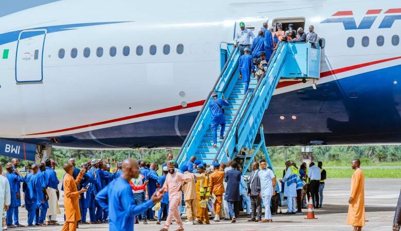 Owerri Airport Makes History with First Int’l Flight as Air Peace Airlifts 2025 Hajj Pilgrims to Saudi Arabia