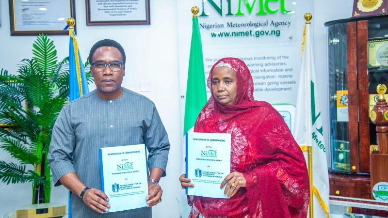 NiMet, NAPTIP Forge Partnership to Combat Human Trafficking Through Climate Awareness