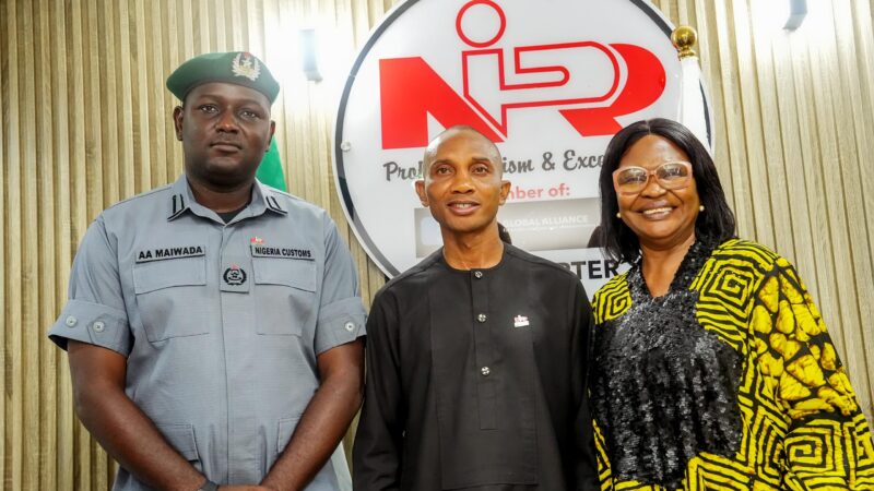 Customs, NIPR Forge Strategic Alliance to Promote Excellence in Public Relations