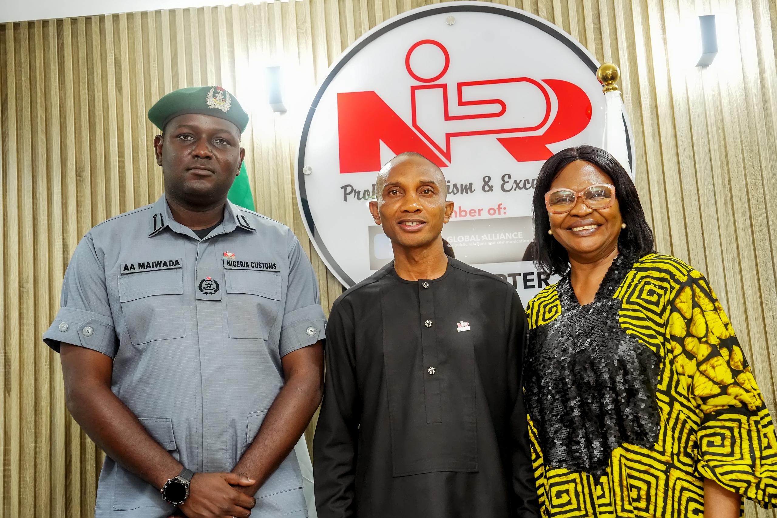 Customs, NIPR Forge Strategic Alliance to Promote Excellence in Public Relations 1 Customs, NIPR Forge Strategic Alliance to Promote Excellence in Public Relations
