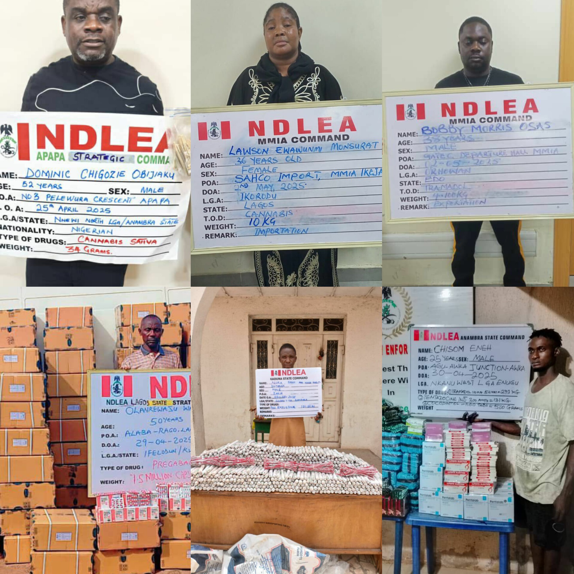NDLEA Seizes N3.4 Billion Worth of Opioids in Major Raids Across Nigeria 1 NDLEA Seizes N3.4 Billion Worth of Opioids in Major Raids Across Nigeria