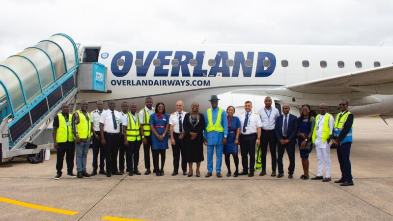Overland Airways Resumes Flight Services to Warri with Brand-New Embraer Jets