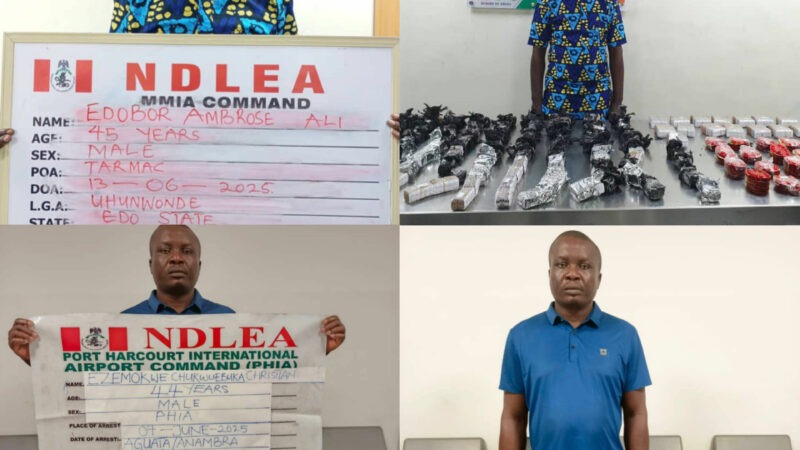 NDLEA Nabs Iran-bound Businessman for Swallowing 53 Wraps of Cocaine, Uncovers Tramadol Hidden in Winter Jackets