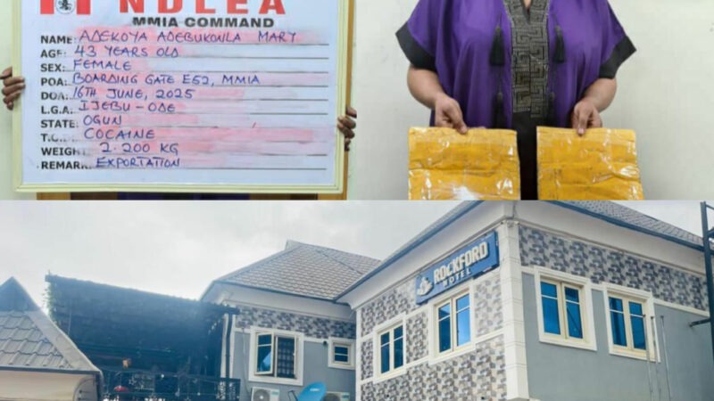 Woman Heading to India for Fibroid Surgery Arrested with 2.2kg Cocaine Concealed in Luggage Walls