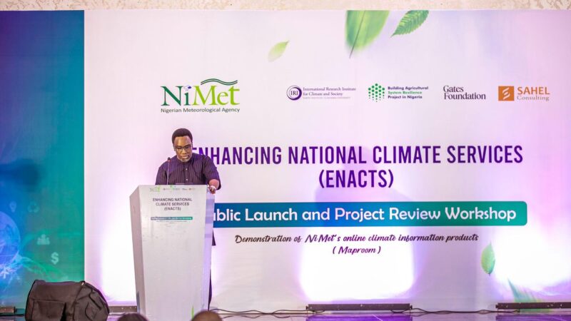 NiMet, Sahel Consulting Unveil ENACTS Initiative to Revolutionise Climate Data Access in Nigeria