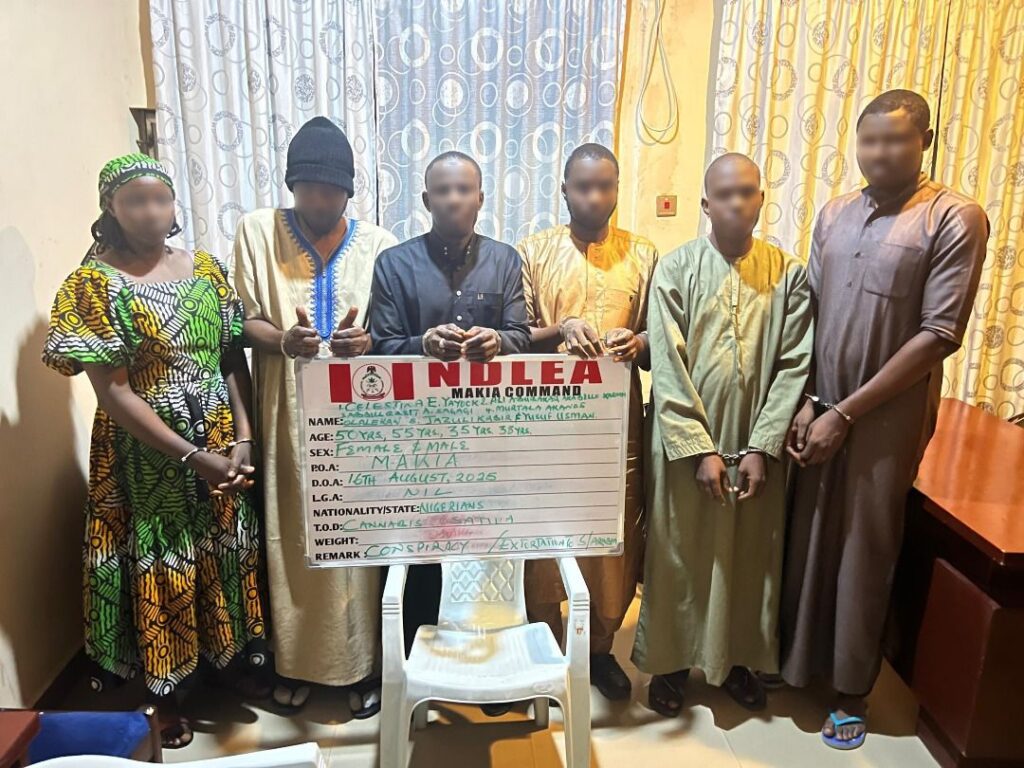 NDLEA Arrests Drug Kingpin, Five Others in Kano Over Framing of Nigerian Pilgrims Detained in Saudi Arabia 3 IMG 20250825 WA0020 1
