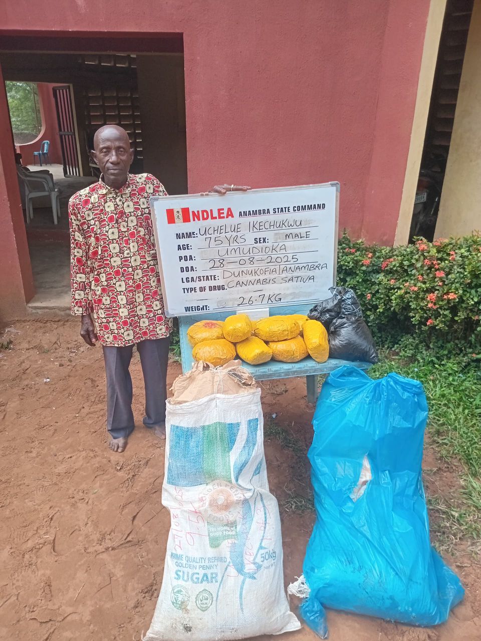 NDLEA Smashes Major Drug Syndicates Nationwide, Arrests 75-Year-Old Grandpa 1 NDLEA Smashes Major Drug Syndicates Nationwide, Arrests 75-Year-Old Grandpa