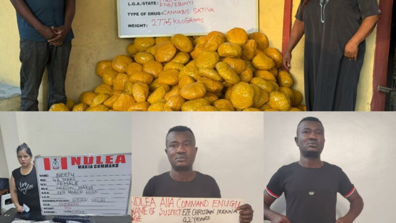Couple Jailed 22 Years for Drug Trafficking as NDLEA Secures Forfeiture of Multi-Billion Naira Hotel in Lagos