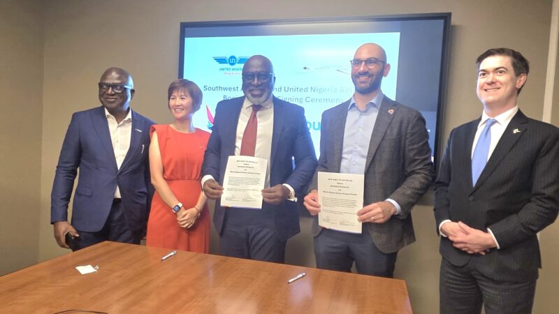 United Nigeria Airlines Seals Landmark Deal with Southwest Airlines for Six Boeing 737-800
