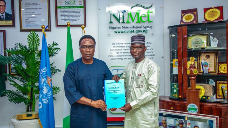 NiMet, Adamawa State University Sign MoU to Strengthen Climate Research, Early Warning Systems