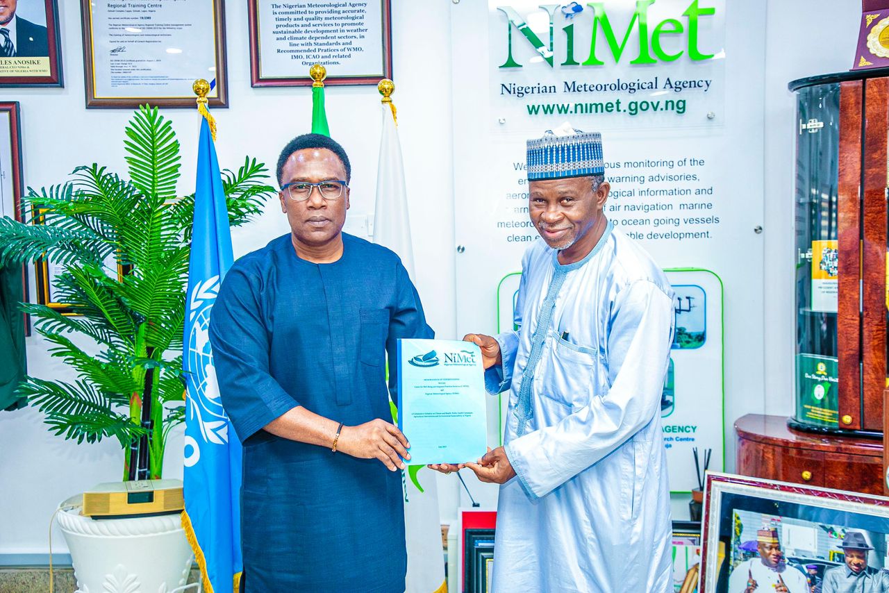 NiMet, C-WINS Seal Strategic Partnership to Drive Climate Action and Community Resilience 1 NiMet, C-WINS Seal Strategic Partnership to Drive Climate Action and Community Resilience