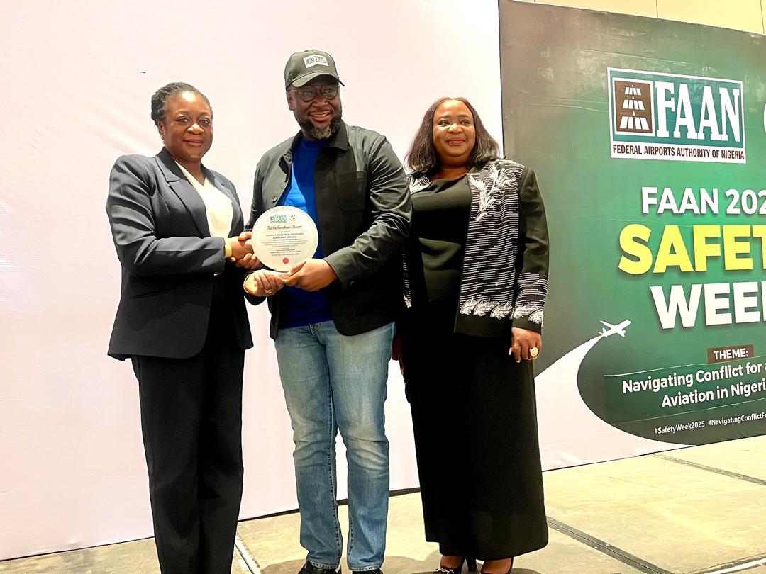 SAHCO Honoured with Safety Excellence Award at FAAN 2025 Safety Week