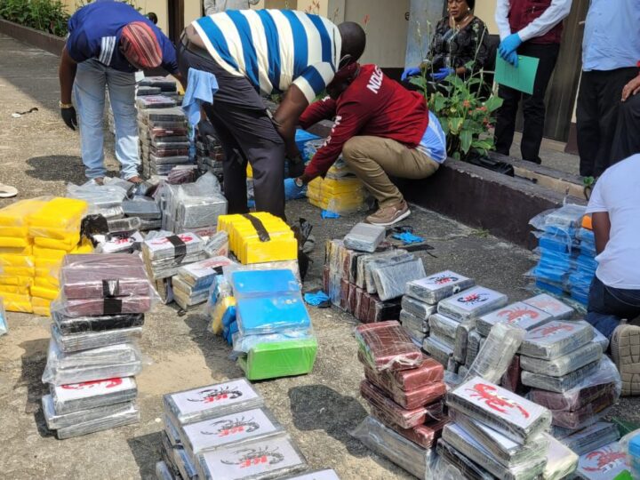 NDLEA Partners US-DEA, UK-NCA to Track Global Cartel Behind Record 1,000kg Cocaine Seizure at Lagos Port