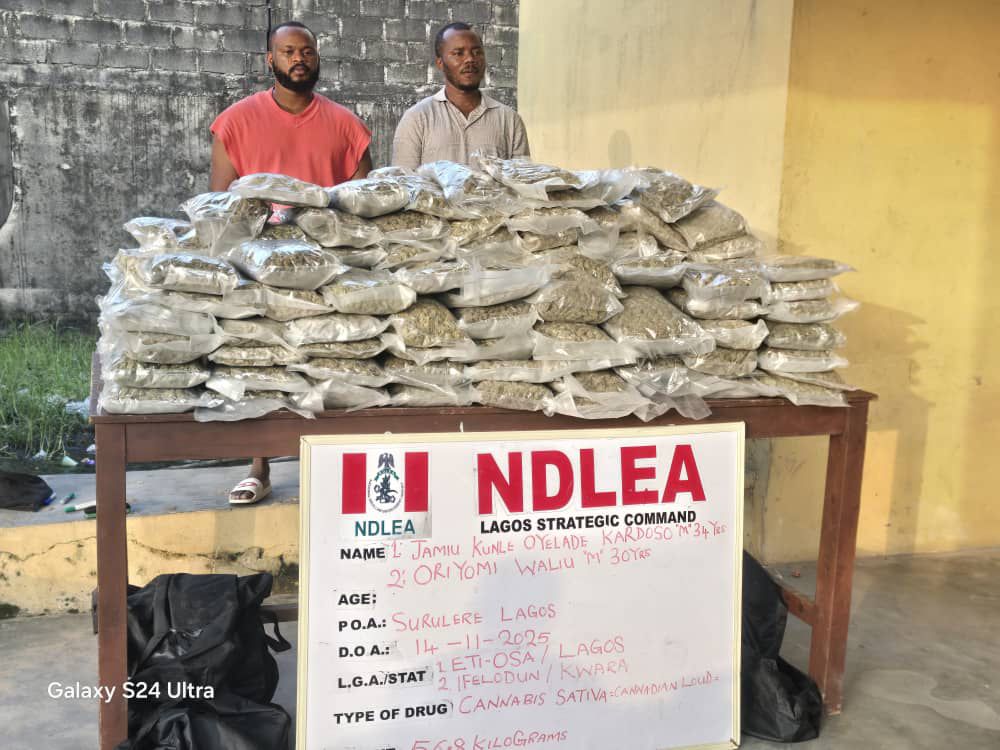 NDLEA Arrests Wanted Drug Baron in Lagos, Recovers Large Cache of Narcotics, Foreign Currency 2 IMG 20251116 WA0028