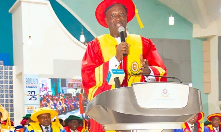Bowen University Confers Honourary Doctorate on Overland Airways CEO, Capt. Edward Boyo