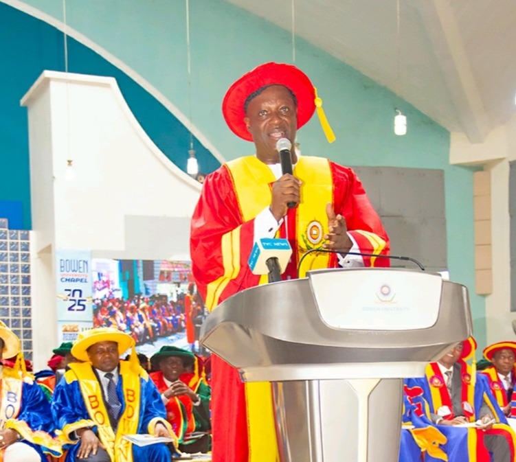 Bowen University Confers Honourary Doctorate on Overland Airways CEO, Capt. Edward Boyo