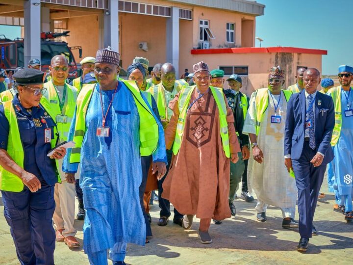 Ganduje Leads FAAN Board on Strategic Inspection of Kano Airport, Orders Swift Action on Infrastructure Deficits