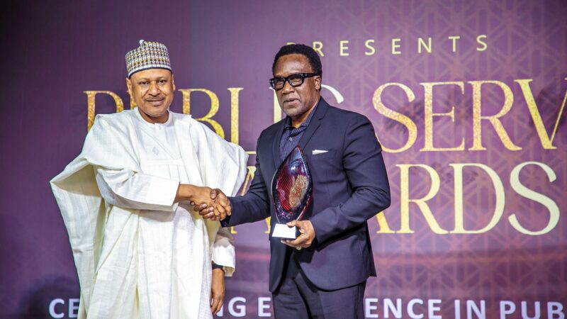 NiMet DG Honoured with BusinessDay Public Service Excellence Award 2025