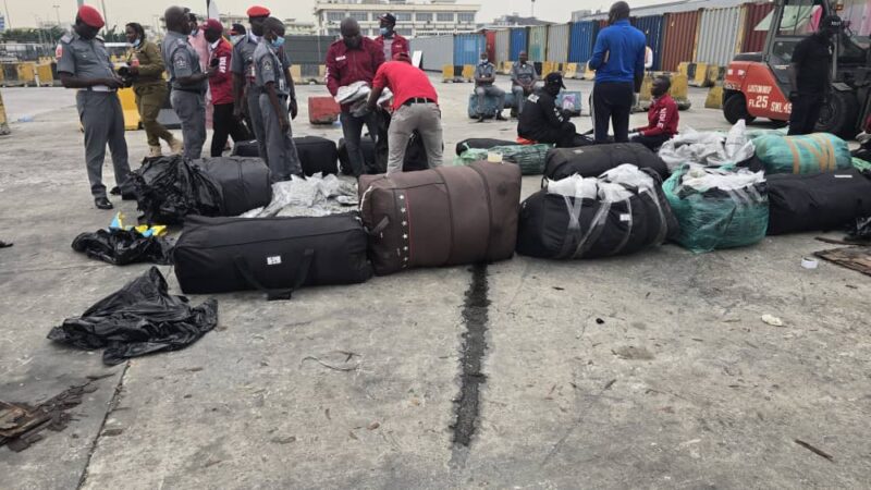 Customs, NDLEA Intercept 1,187kg of Canadian ‘Loud’ at Apapa Port, Five Days After Cocaine Bust