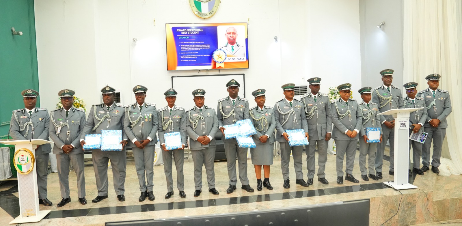 Nigeria Customs College Graduates 100 Middle Cadre Officers to Strengthen Leadership, Service Delivery