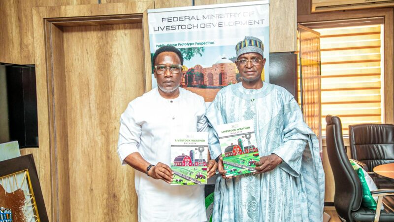 NiMet Presents Maiden Livestock Weather Bulletin to Livestock Minister, Seeks Climate-Smart Collaboration