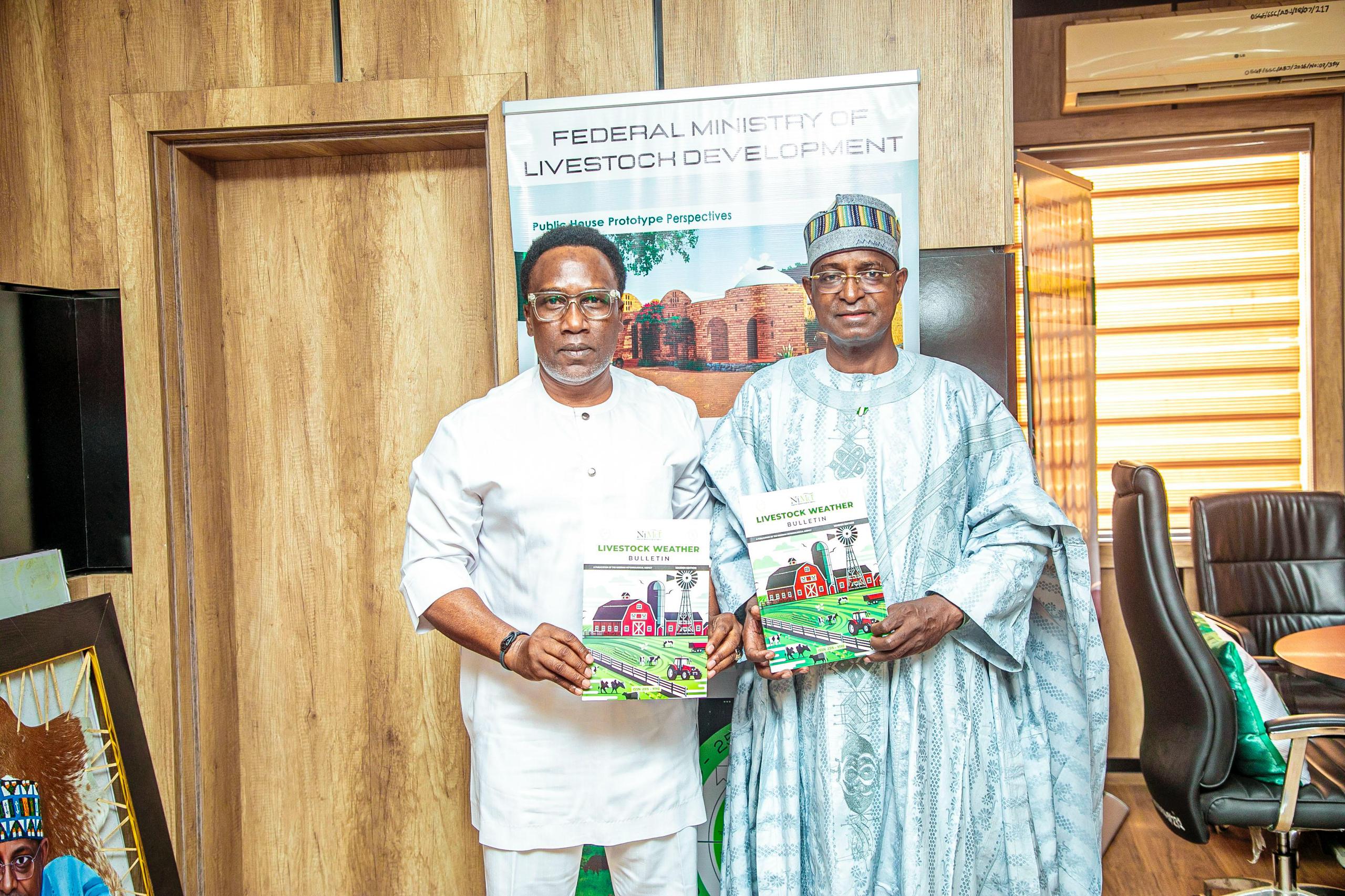 NiMet Presents Maiden Livestock Weather Bulletin to Livestock Minister, Seeks Climate-Smart Collaboration