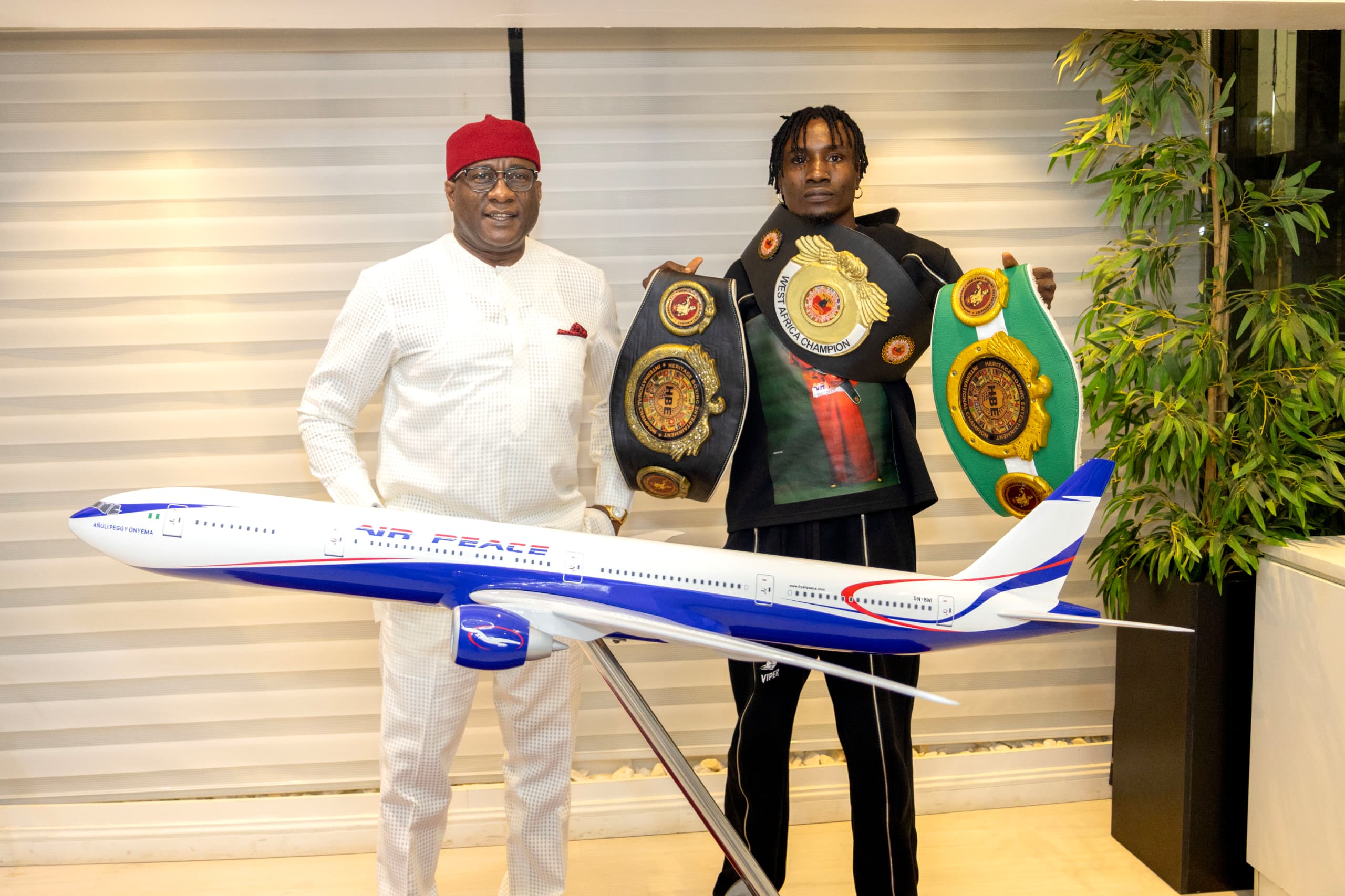 Air Peace Boss Onyema Rewards WABU Champion Obizulike with N10m Sponsorship, Free Flights