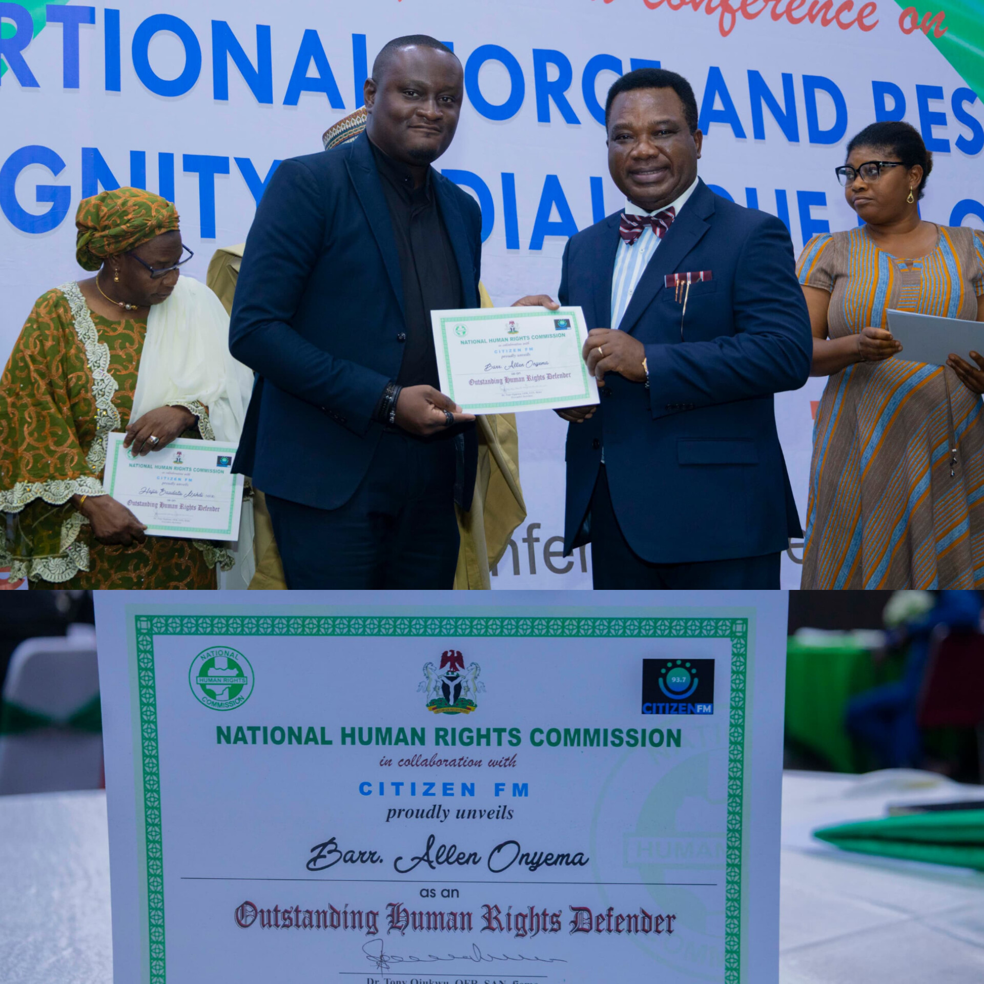 Air Peace Chairman Inducted as Distinguished Human Rights Defender at NHRC 30th Anniversary