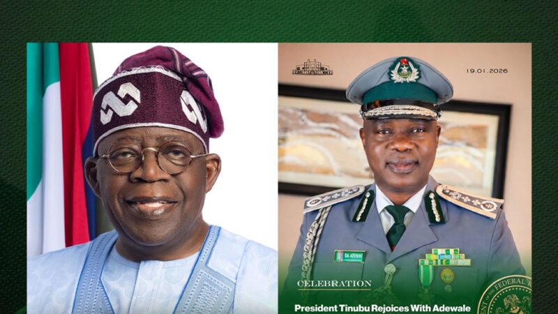 Tinubu Praises Adeniyi’s Reform Agenda as Customs Boss Marks Birthday