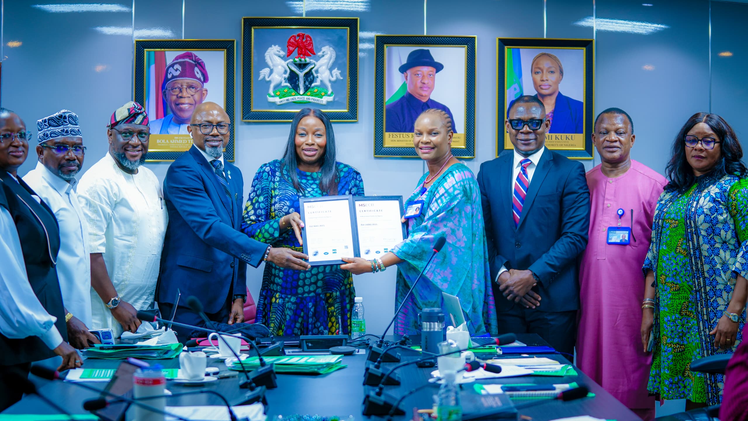 FAAN Earns Dual ISO 9001 and 14001 Certifications, Sets New Benchmark for Nigerian Airports