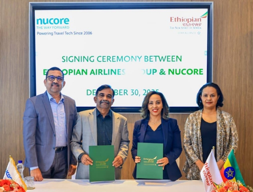 Ethiopian Airlines Partners Nucore Technologies to Accelerate Digital Transformation, B2B Distribution