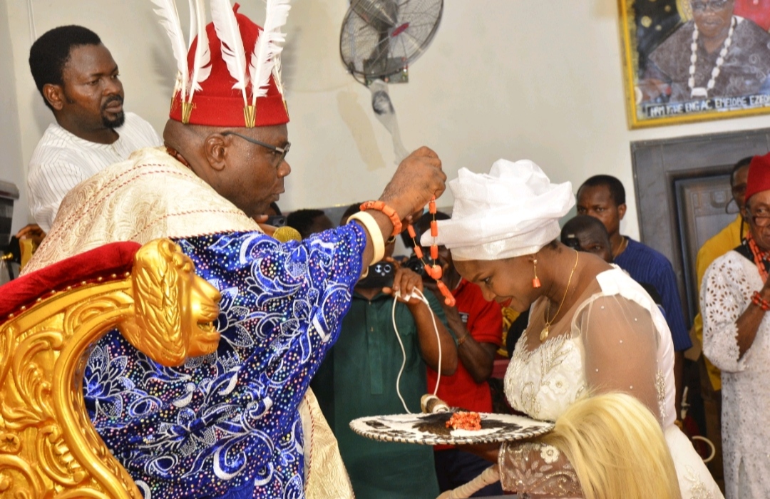 FAAN Director Obiageli Orah, Husband Honoured with Prestigious Chieftaincy Titles in Oba Kingdom