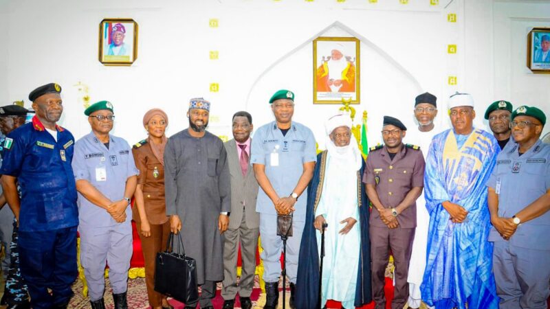 CGC Adeniyi Deepens Customs–Traditional Institutions Partnership with Historic Visit to Emir of Gwandu