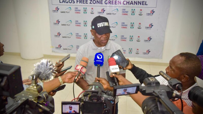 CGC Adeniyi Launches Green Channel at Lekki Port to Accelerate Cargo Clearance, Cut Delays