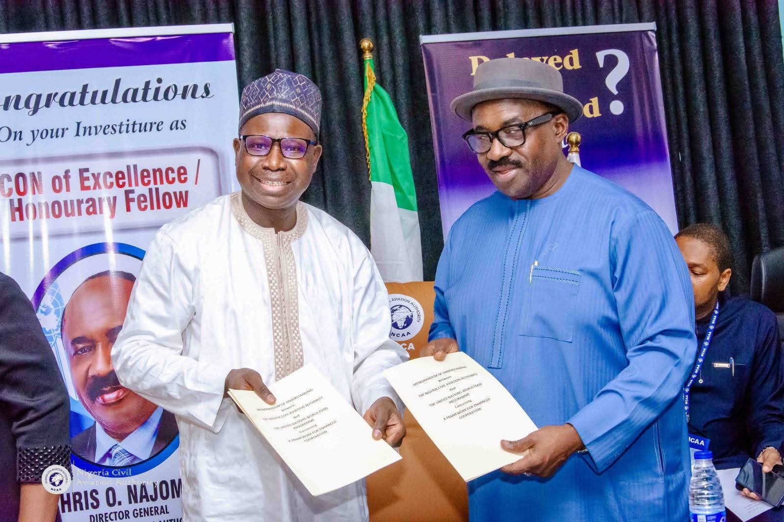 NCAA, WFP Seal Landmark Pact to Strengthen Humanitarian Air Operations in Nigeria
